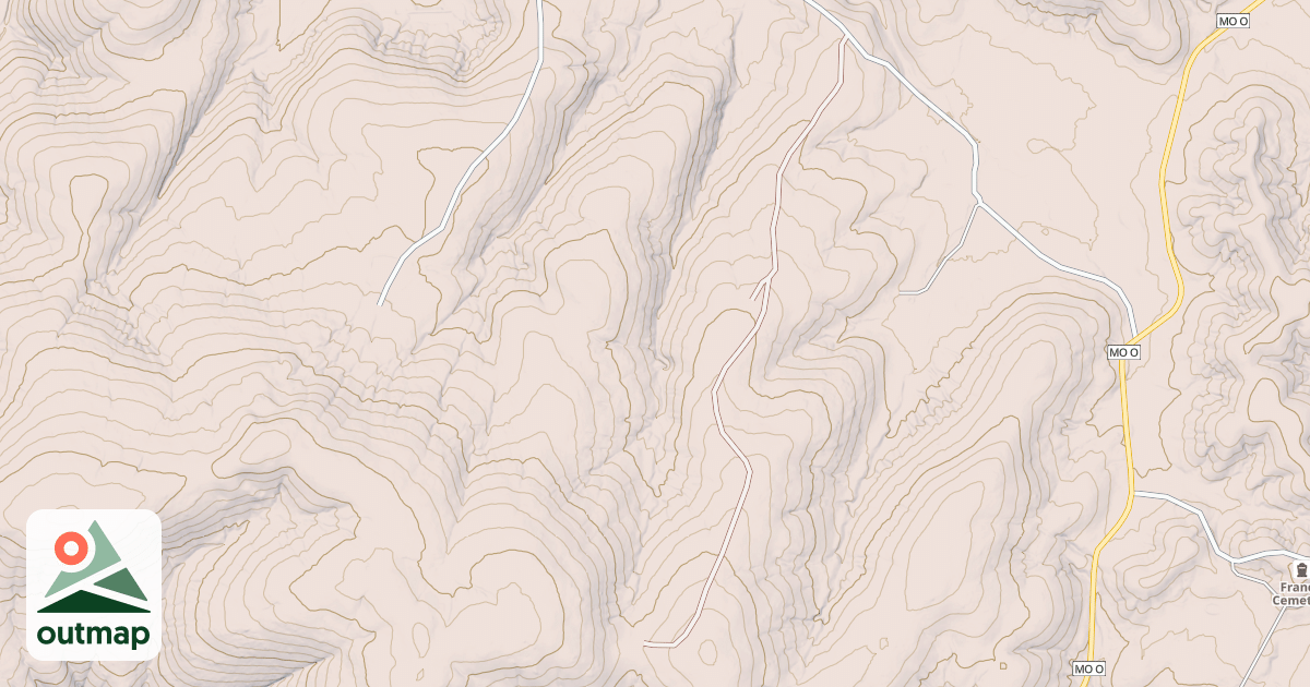 Map of ARNETT MOUNTAIN