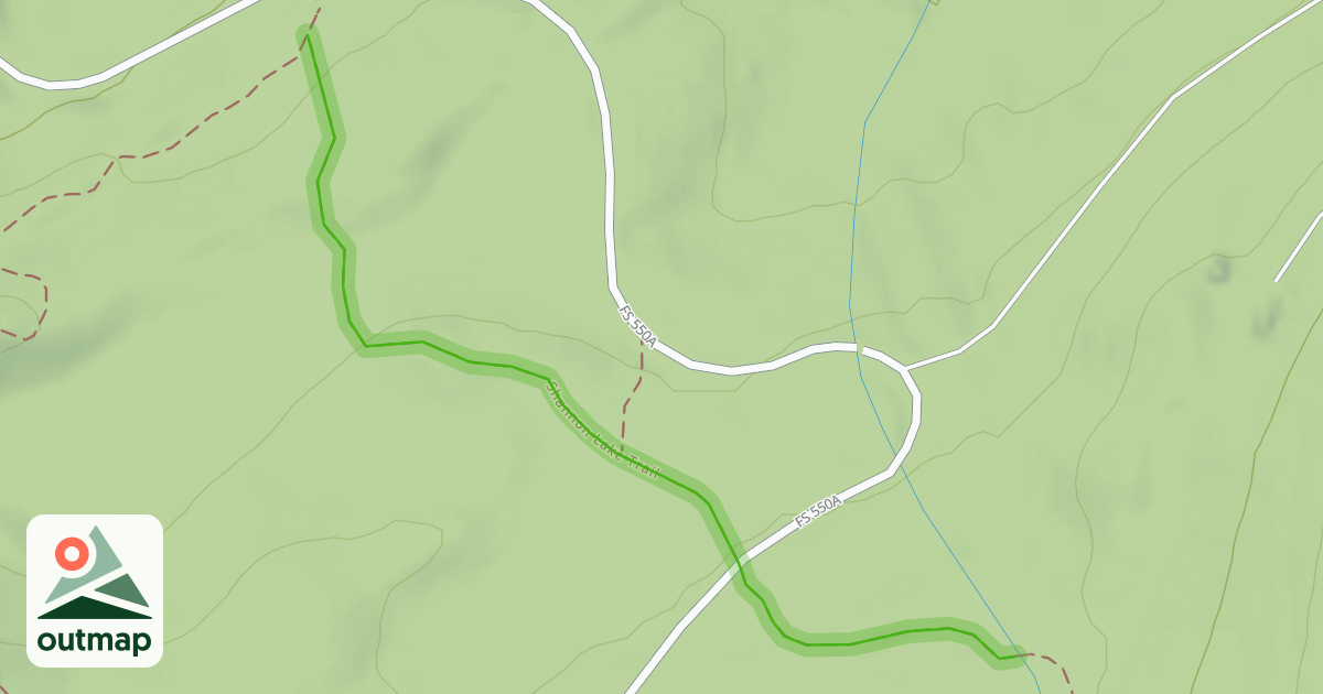 Map of Shannon Lake Trail
