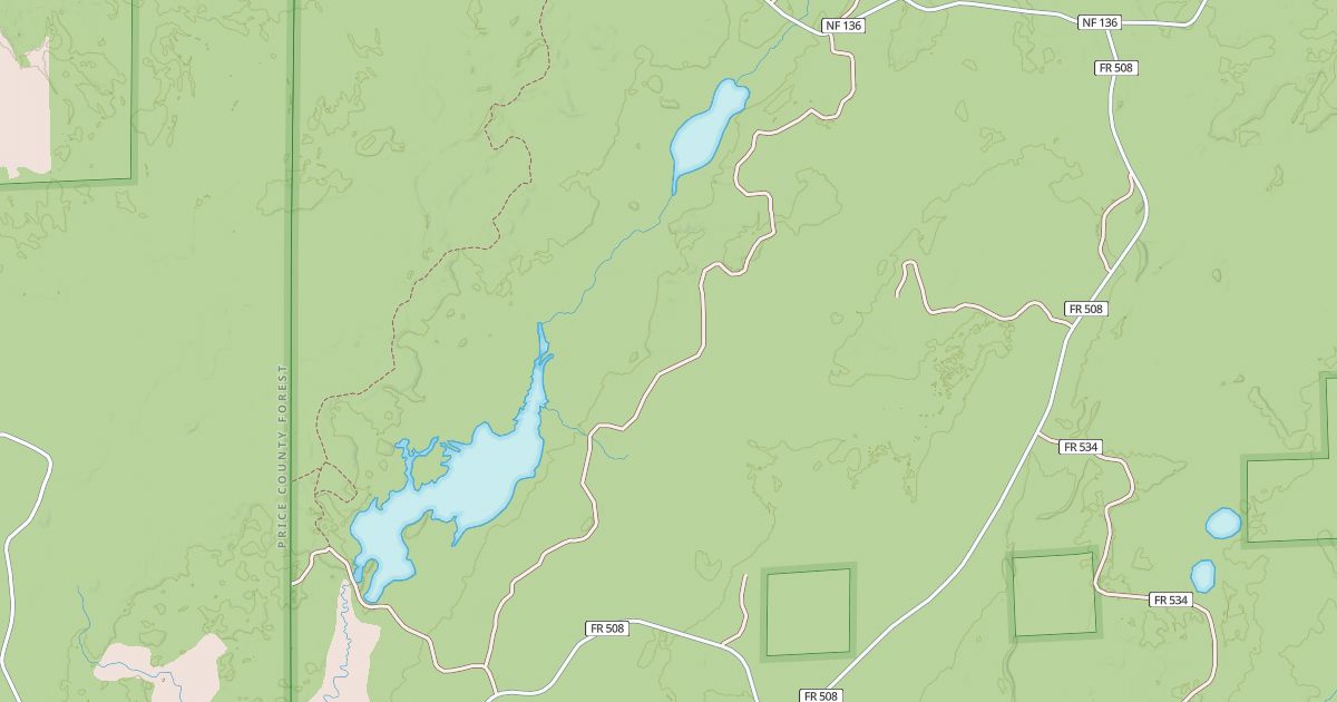 Map preview of Price County Snowmobile-102a