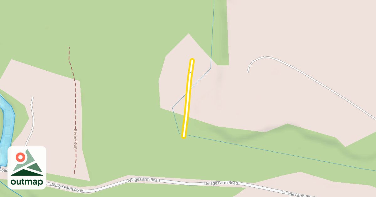 Map of Ham Branch Trail