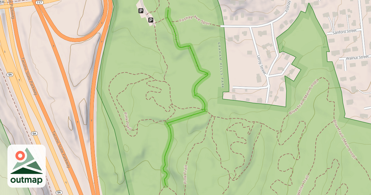 Map of Pink Trail