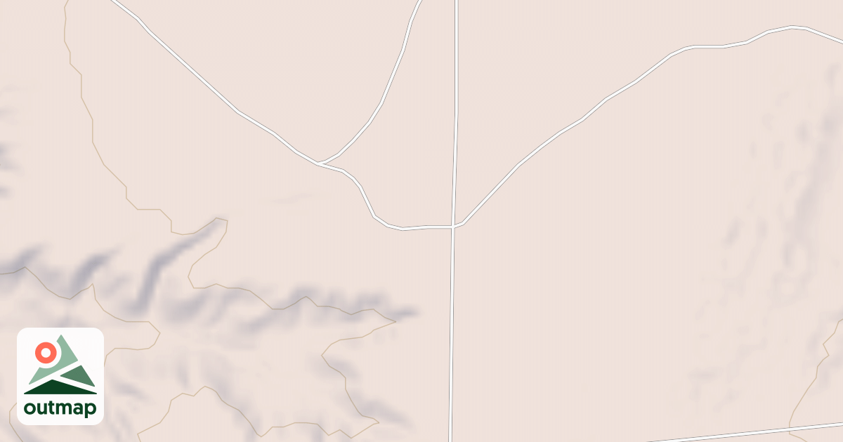Map of Hackberry Trail System - Outer Loop Trail