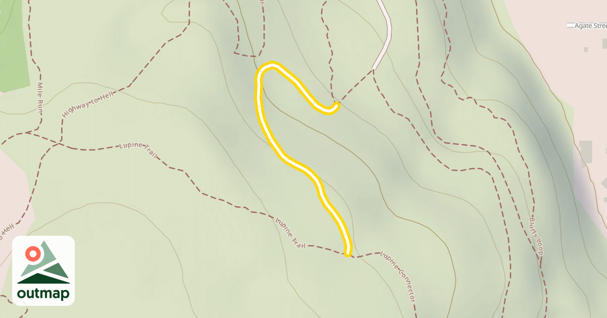 Map of Lupine Trail