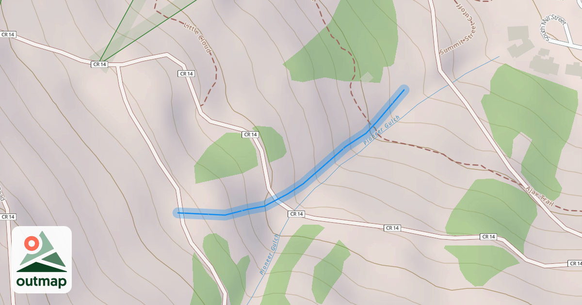 Map of E. 5th Ave
