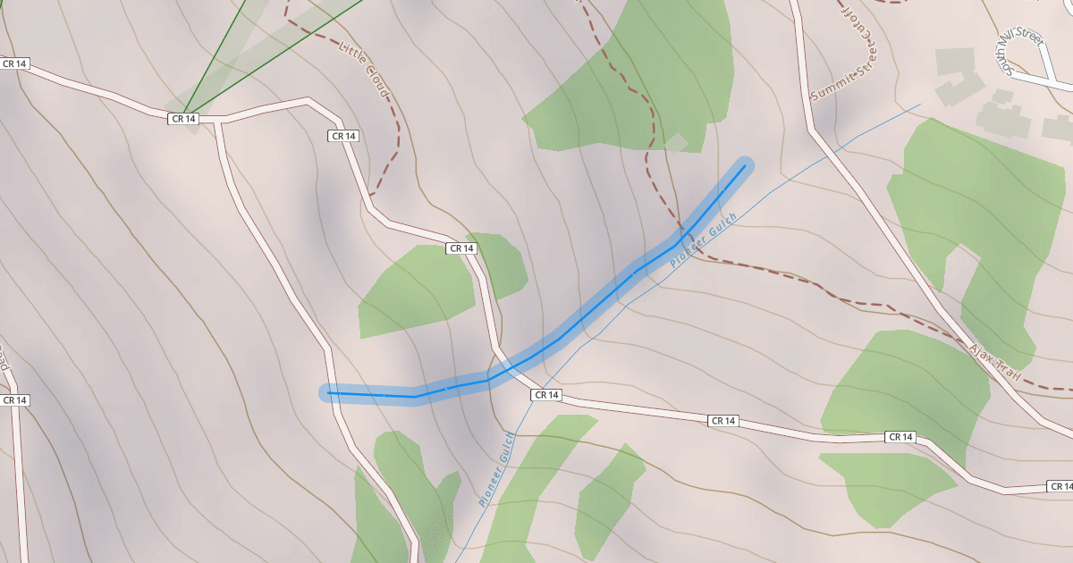Map preview of E. 5th Ave