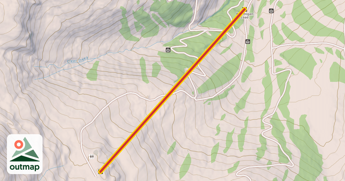 Map of Ptarmigan Lift