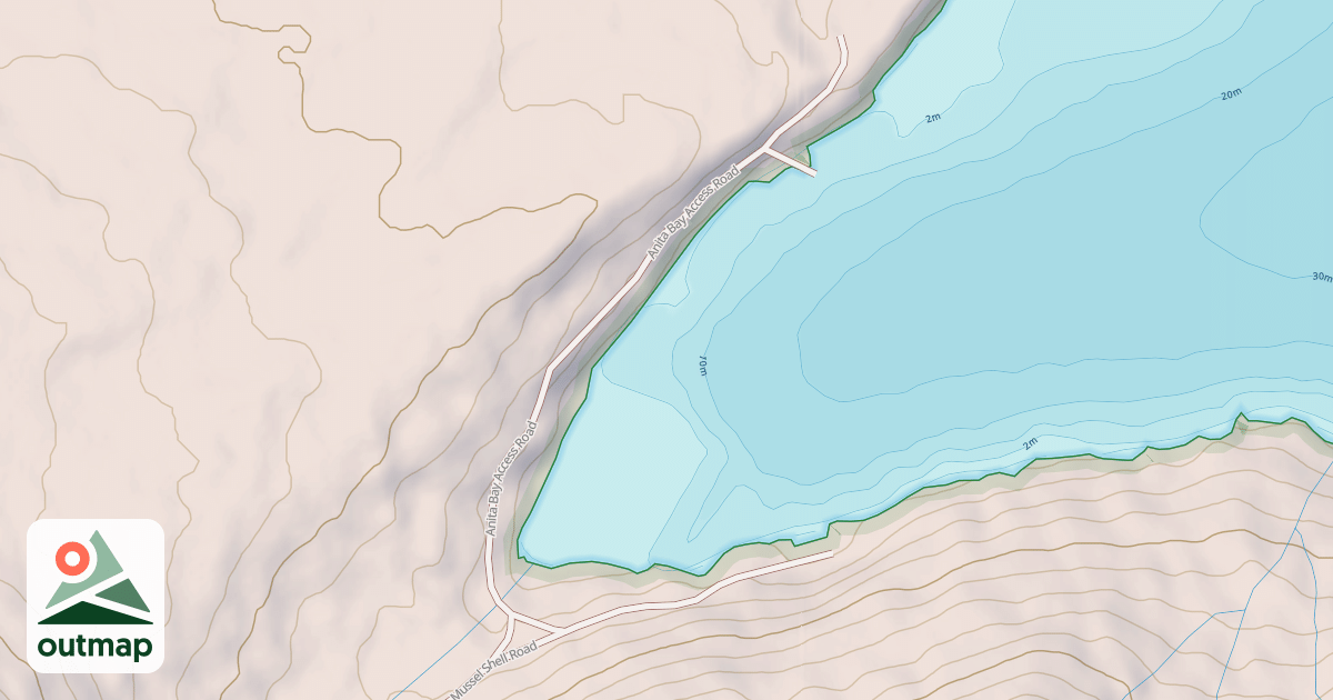Map of ANITA BAY ACCESS