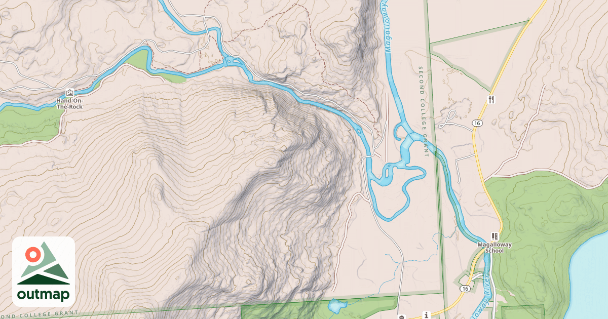 Map of Dead Diamond Rd