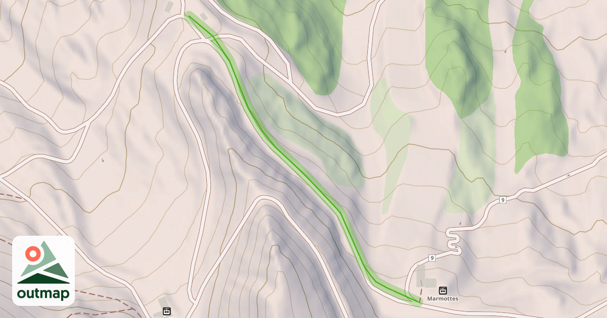 Map of Cabane
