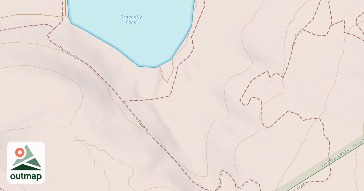 Map of Yellow Creek State Park Trails