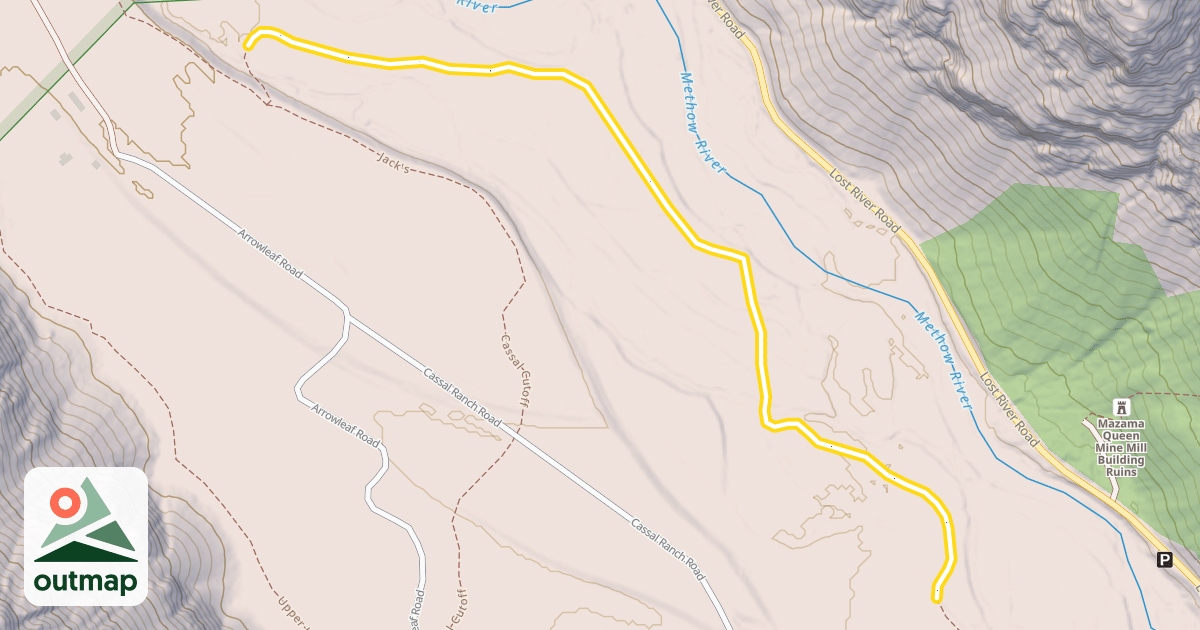 Map of Upper River Run