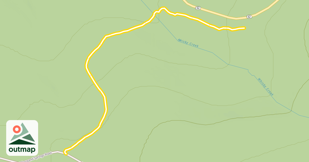 Map of Old Wagon Road Nordic