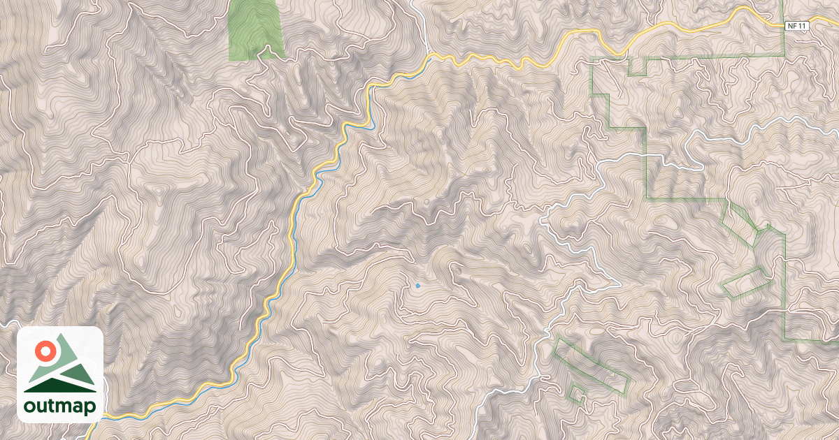 Map of BEAVER CR