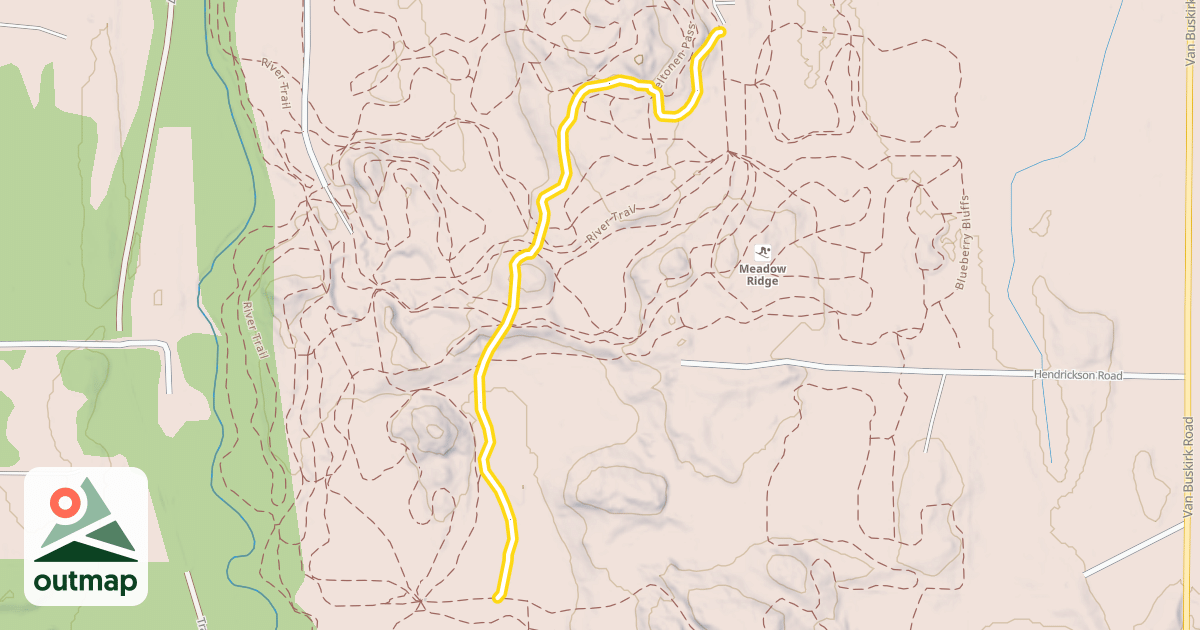 Map of Sunset Trail