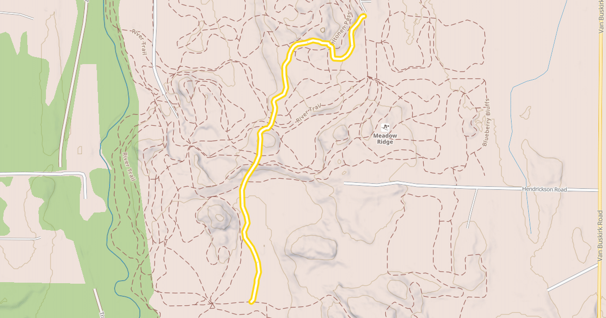 Map preview of Sunset Trail