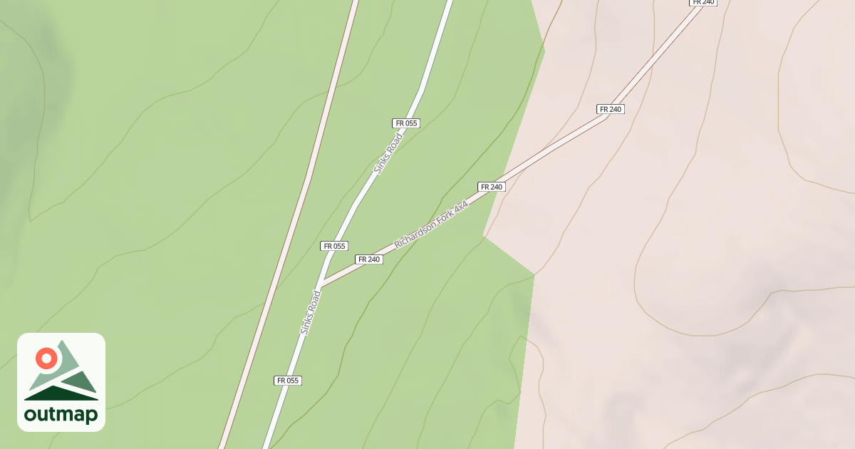 Map of RICHARDSON FORK 4X4