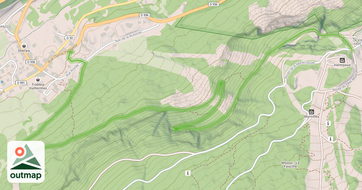 Map of Liaison Mijoux