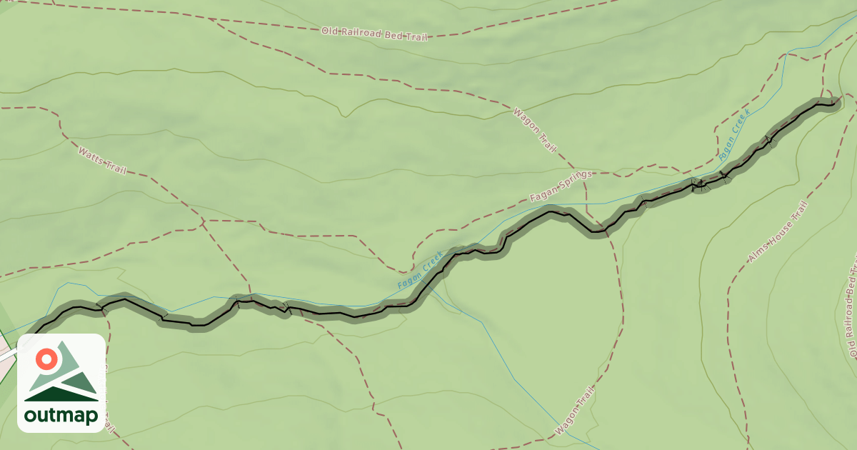 Map of Wildflower Trail