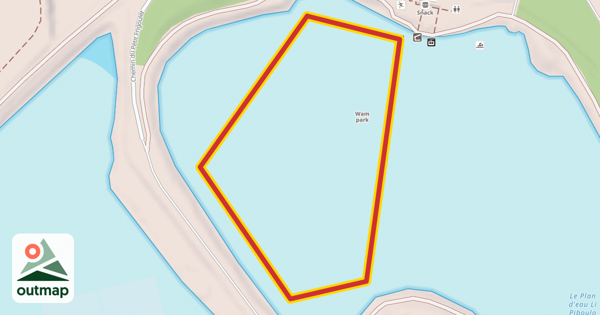 Map of Téléski nautique