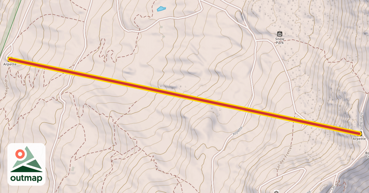 Map of Arpette