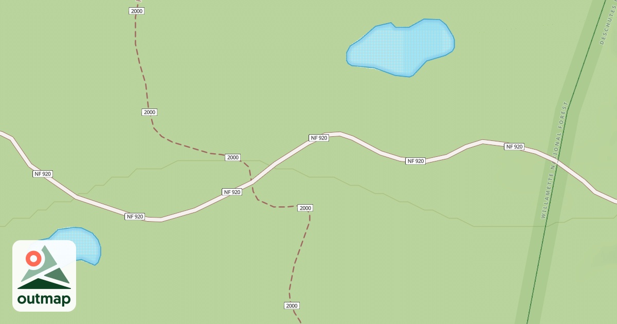 Map of Fireline Loop