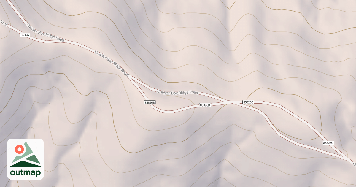 Map of CRACKERBOX SPUR B