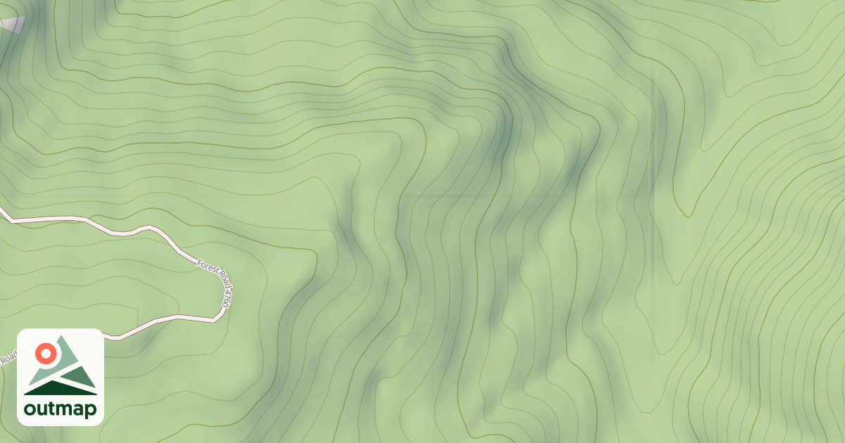 Map of BURNT WELL T.S.