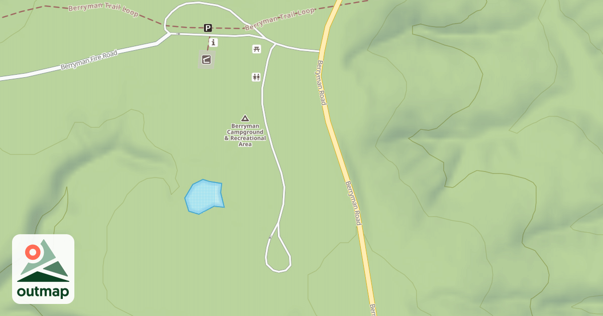 Map of BERRYMAN REC AREA SPUR B