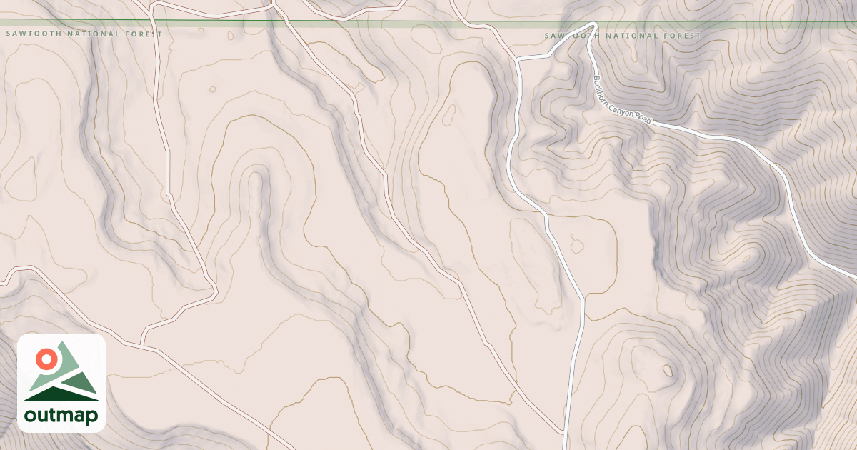 Map of BUCKHORN SPUR A