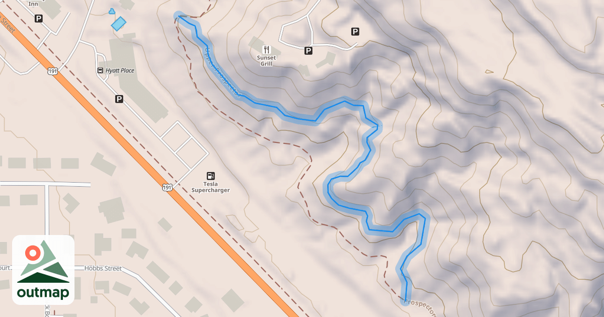 Map of Upper Prospector