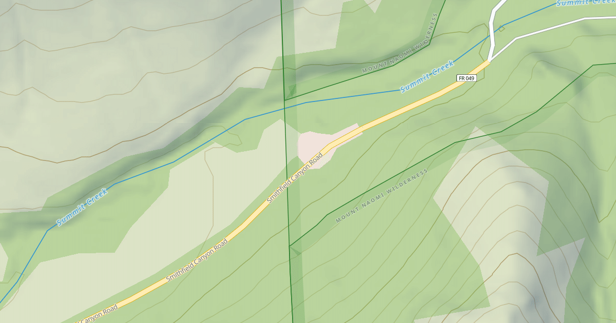Map preview of SMITHFIELD CANYON