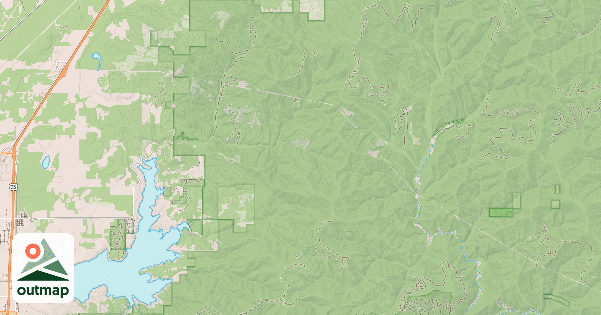 Map of HAYDEN LAKE DIVIDE