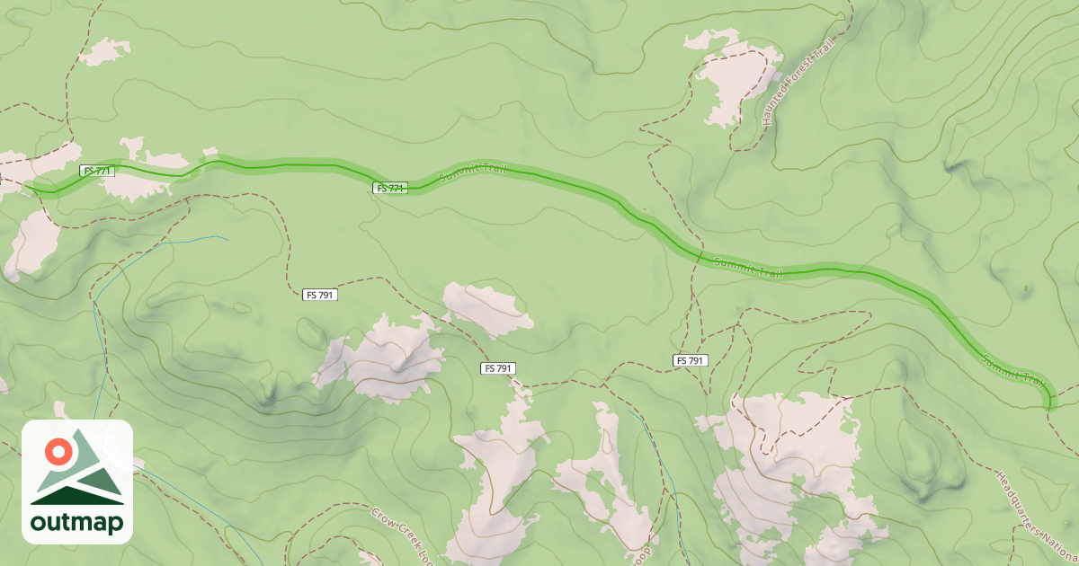 Map of Summit Trail