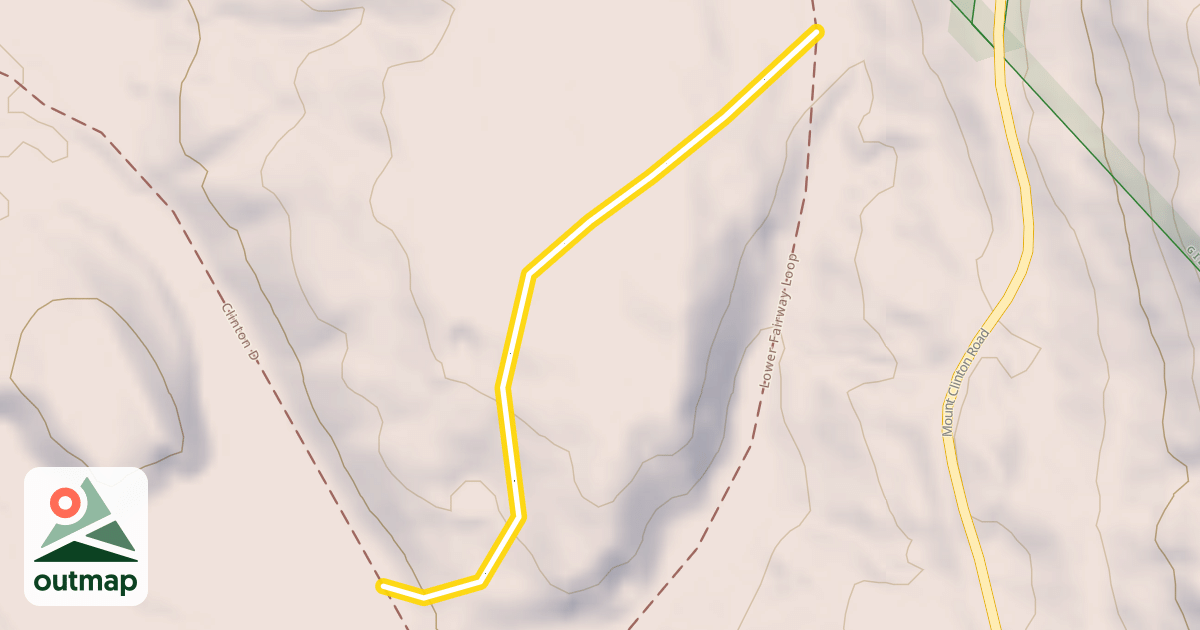 Map of Upper Fairway Loop