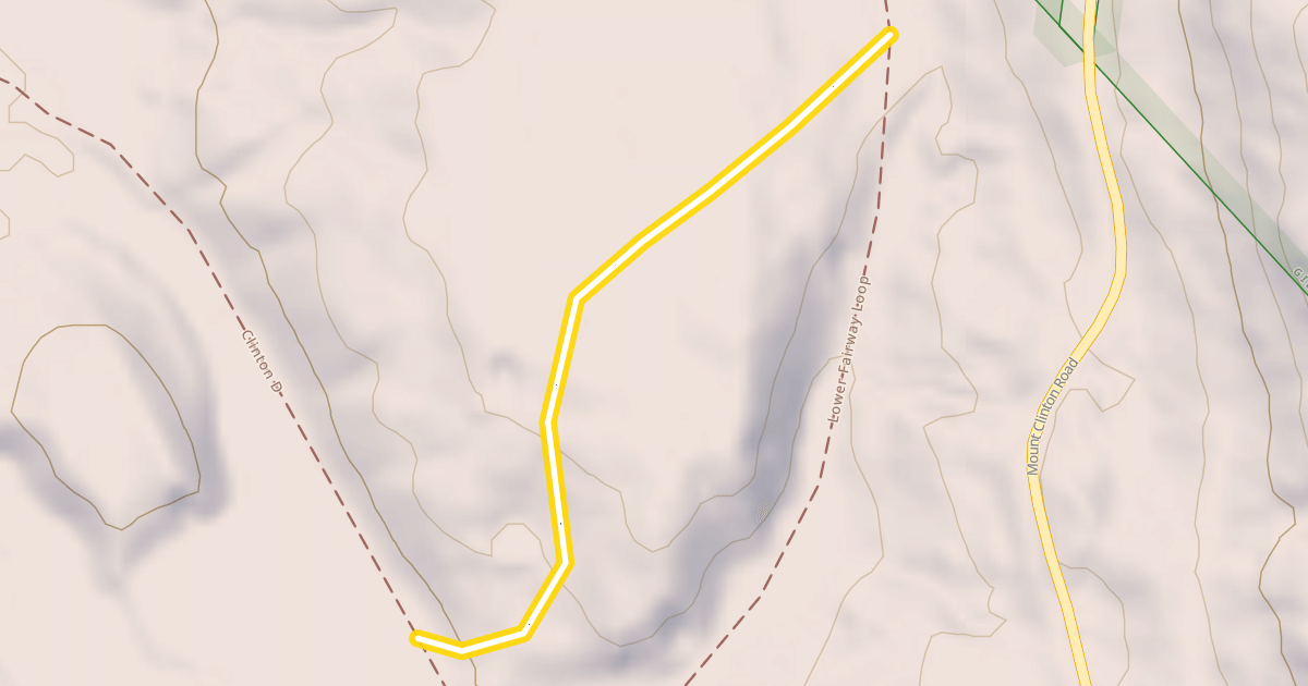 Map preview of Upper Fairway Loop