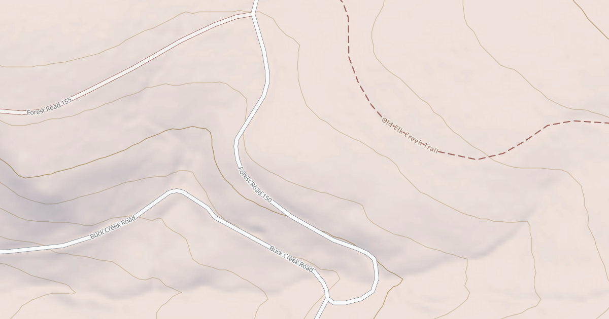 Map preview of USFS National Forest System Roads {51DA2D9B-5D92-4B73-B904-F8ECB5CB4568}