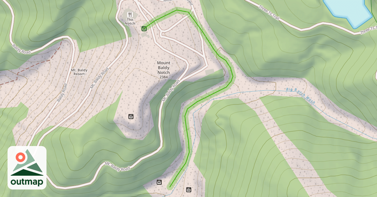 Map of Beginner's Gulch
