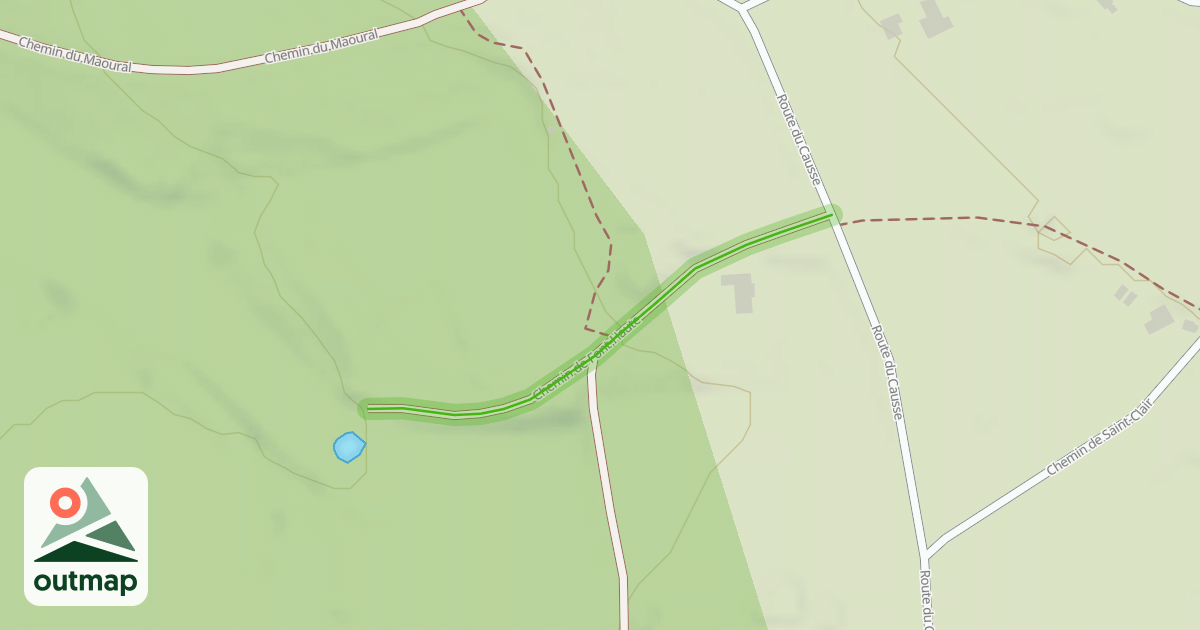 Map of Chemin de Font-Haute