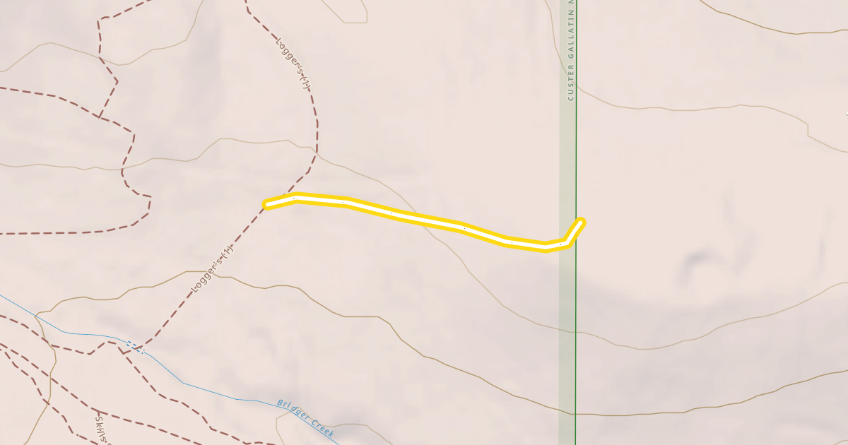 Map preview of Lookout Trail