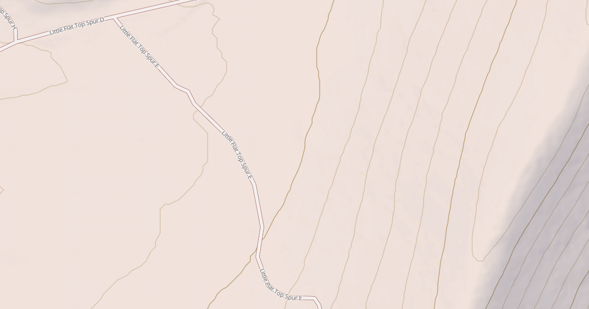 Map preview of LITTLE FLAT TOP