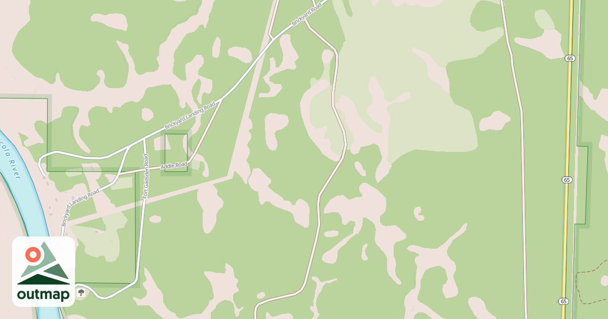 Map of POPLAR BRANCH