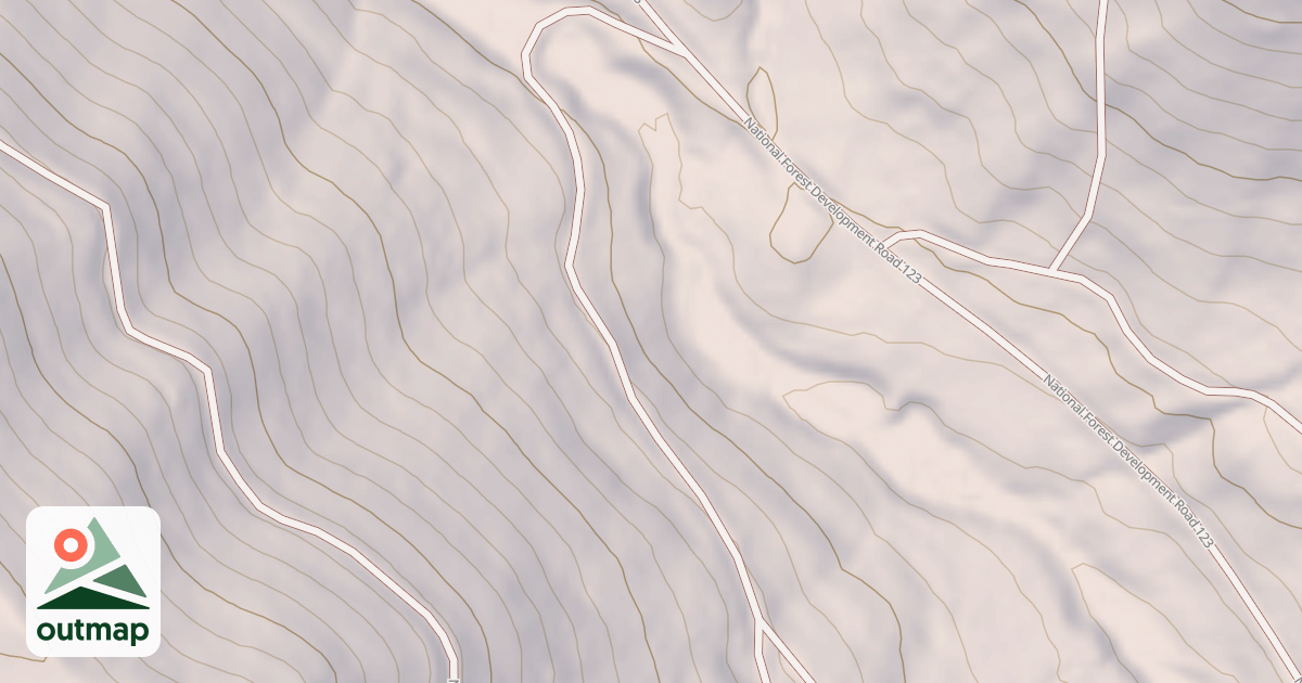 Map of GROUSE CREEK RIDGE CUTOFF