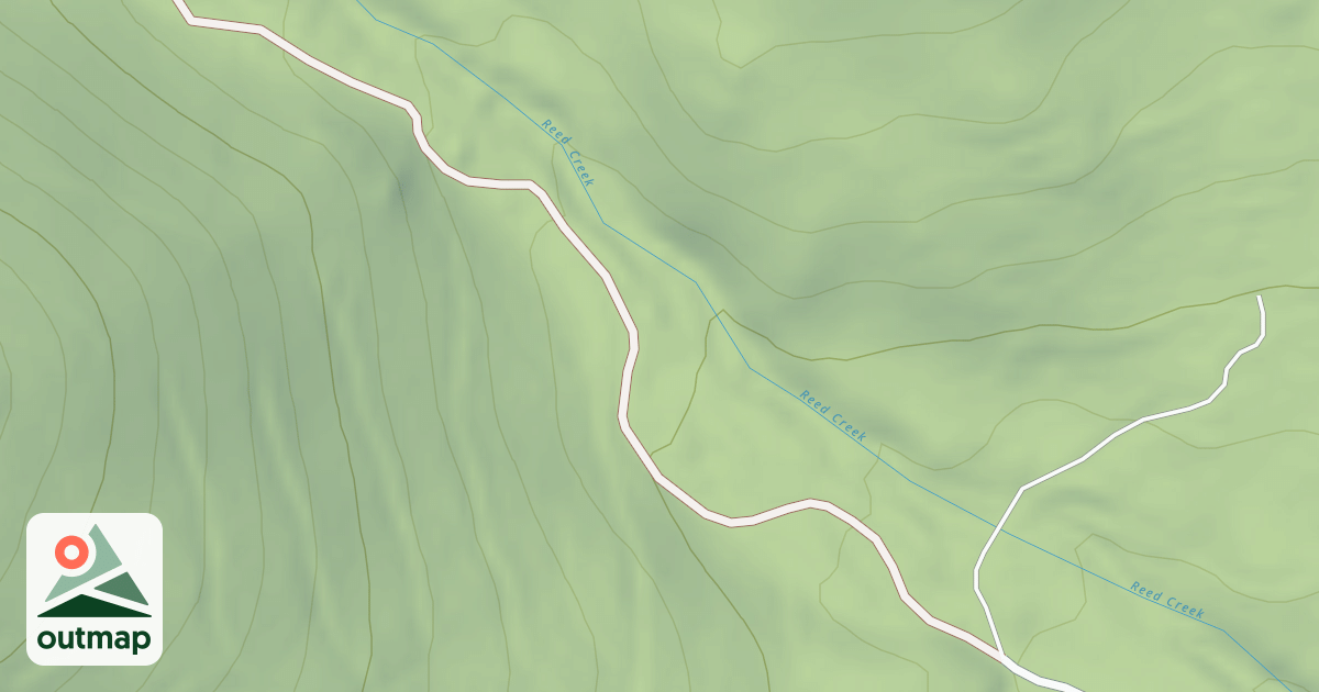 Map of REED CREEK