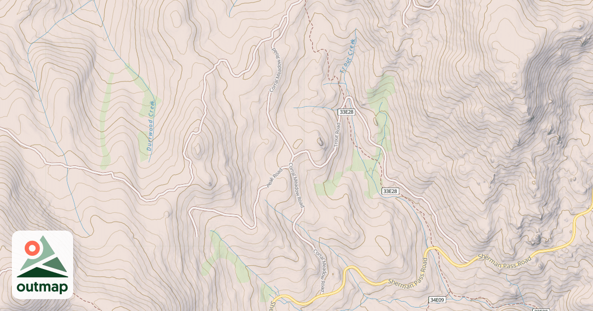Map of CORRAL MEADOW