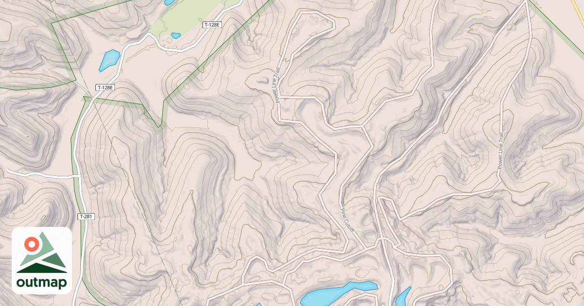 Map of Powerline Trail