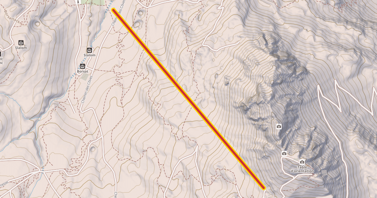 Map preview of Marmottes Express