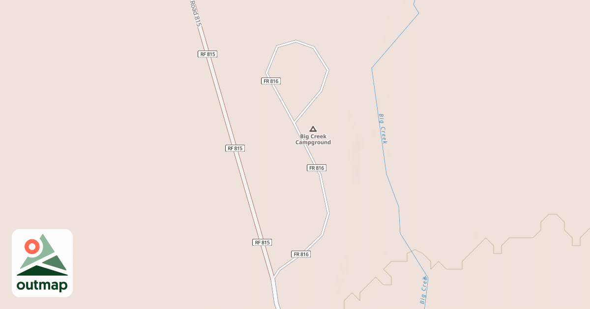 Map of BIG CREEK CG MRS