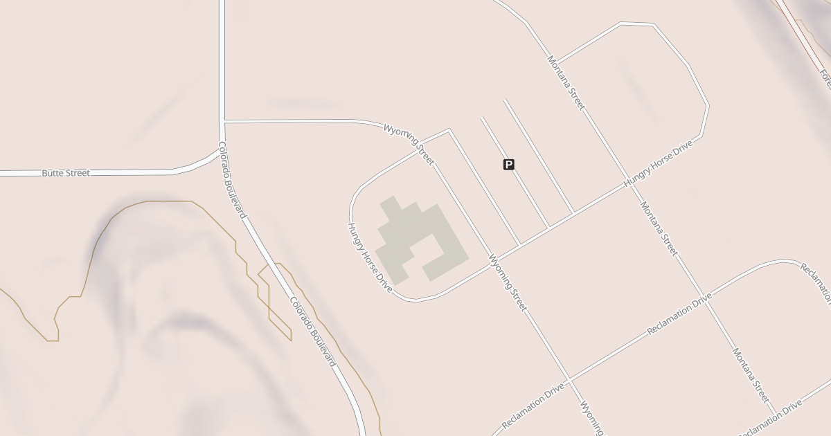 Map preview of HUNGRY HORSE DRIVE