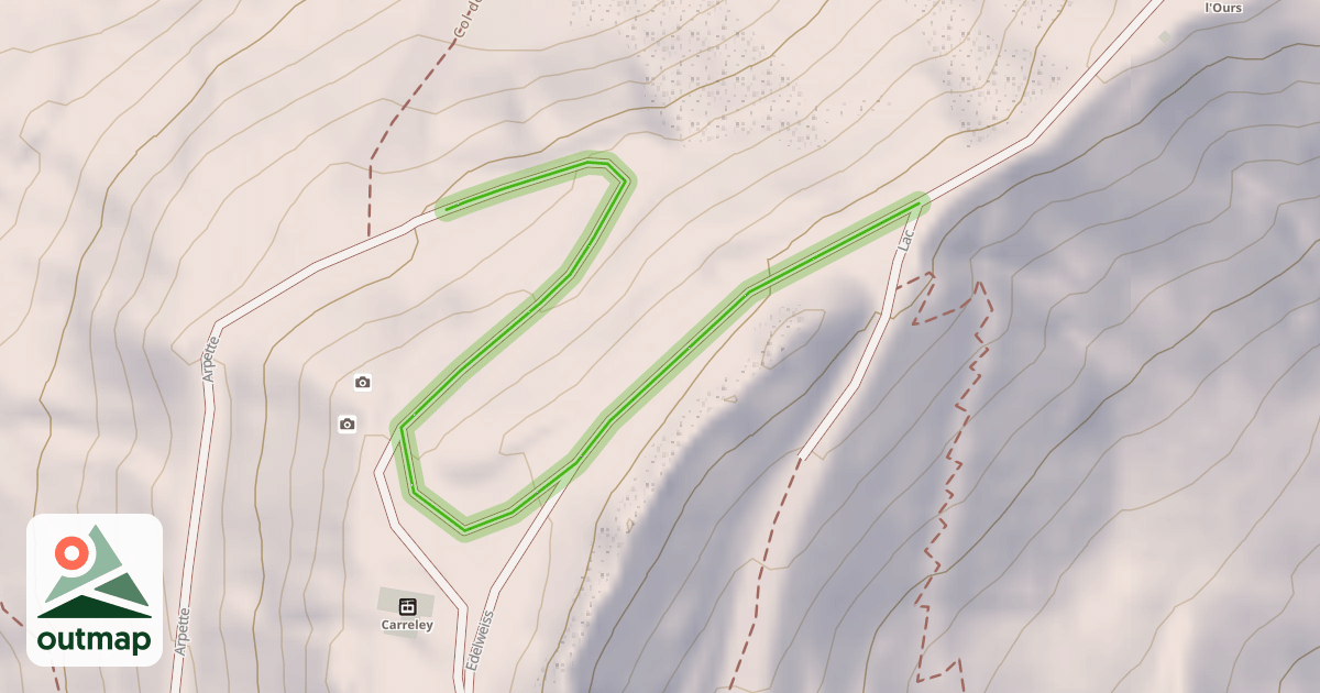 Map of Arpette