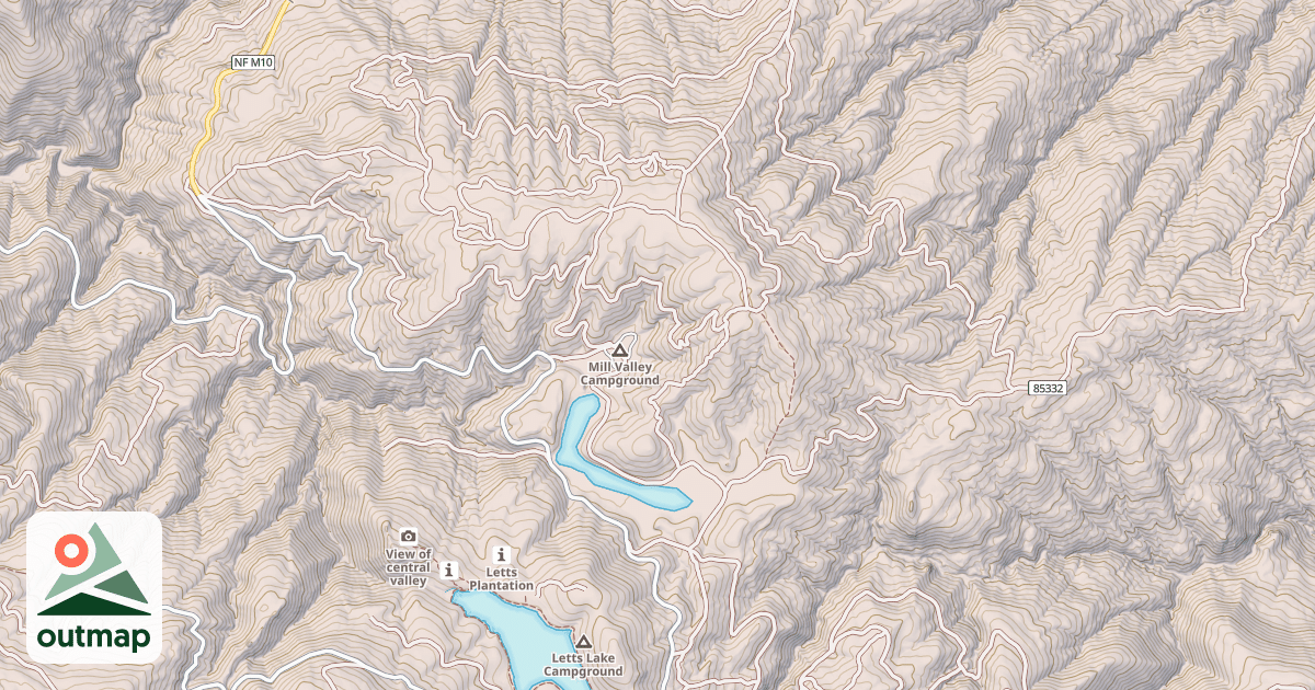 Map of OLD LETTS